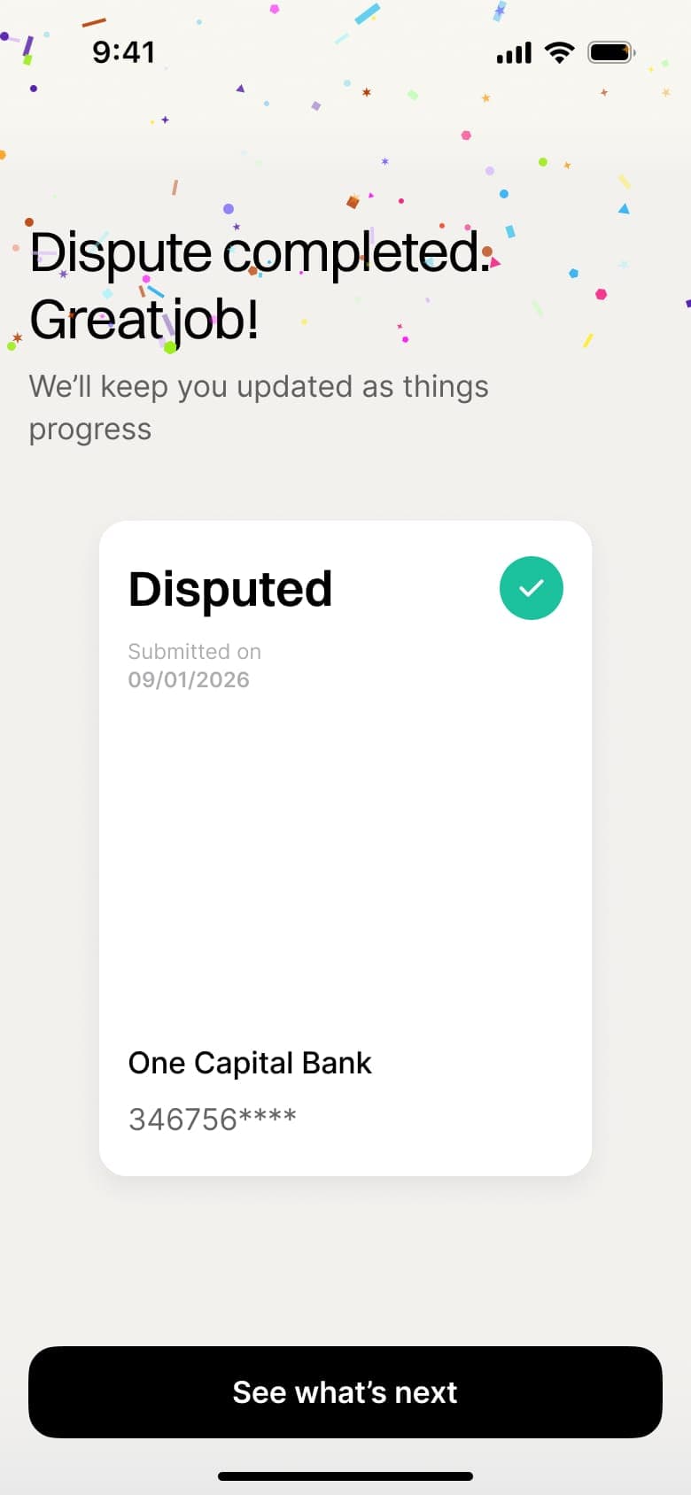 Dovly AI Dispute Successful